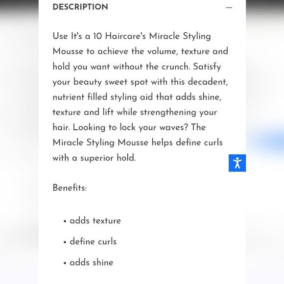 It's A 10 Miracle Styling Mousse - Picture 4 of 4